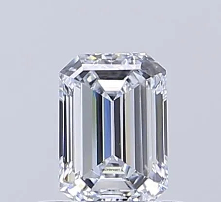0.51ct Emerald Lab Grown Diamond (Colour G, Clarity VVS2, IGI Certified)