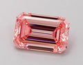 0.98ct Emerald Lab Grown Diamond (Colour Fancy Intense Pink, Clarity VS2, IGI Certified)