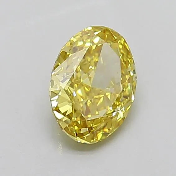 1.17ct Oval Lab Grown Diamond (Colour Fancy Intense Yellow, Clarity VS1, IGI Certified)