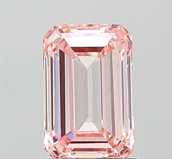 1.52ct Emerald Lab Grown Diamond (Colour Fancy Intense Pink, Clarity VVS2, IGI Certified)
