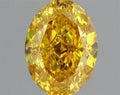 1.53ct Oval Lab Grown Diamond (Colour Fancy Vivid Yellow, Clarity VVS2, IGI Certified)