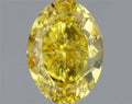 1.89ct Oval Lab Grown Diamond (Colour Fancy Vivid Yellow, Clarity VVS1, IGI Certified)