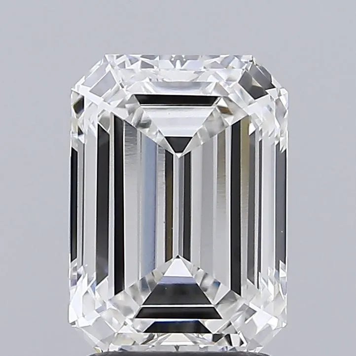 2.28ct Emerald Lab Grown Diamond (Colour F, Clarity VVS2, IGI Certified)