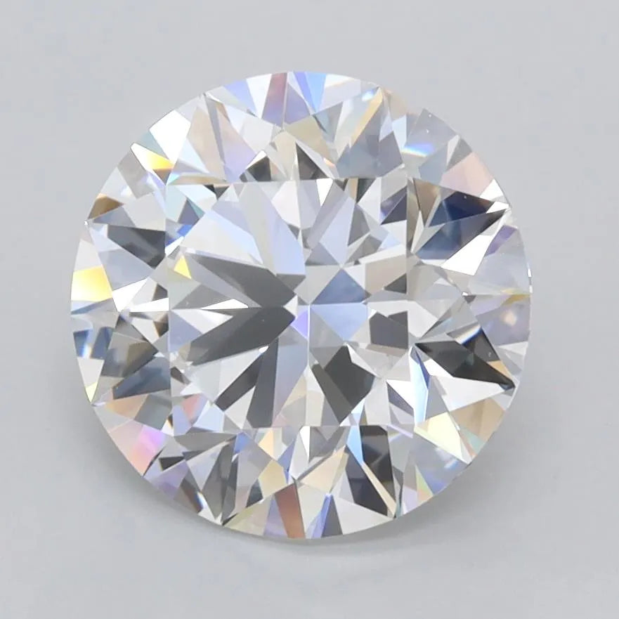 2.66ct Round Lab Grown Diamond (Colour D, Clarity FL, Cut ID, IGI Certified)