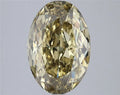 5.10ct Oval Lab Grown Diamond (Colour Fancy Intense Gray Yellow, Clarity VS1, IGI Certified)
