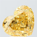 5.36ct Heart Lab Grown Diamond (Colour Fancy Intense Yellow, Clarity VVS2, IGI Certified)