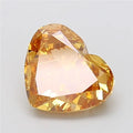 6.01ct Heart Lab Grown Diamond (Colour Fancy Intense Brownish Yellow, Clarity VS1, IGI Certified)