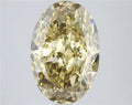 6.08ct Oval Lab Grown Diamond (Colour Fancy Gray Yellow, Clarity VS1, IGI Certified)