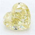 6.54ct Heart Lab Grown Diamond (Colour Fancy Yellow, Clarity VVS2, IGI Certified)