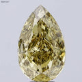 7.00ct Pear Lab Grown Diamond (Colour Fancy Intense Brown Yellow, Clarity VS1, Cut GD, IGI Certified)