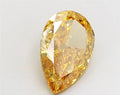 7.55ct Pear Lab Grown Diamond (Colour Fancy Vivid Brownish Yellow, Clarity VS1, IGI Certified)