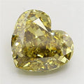 8.01ct Heart Lab Grown Diamond (Colour Fancy Intense Gray Yellow, Clarity VS2, IGI Certified)